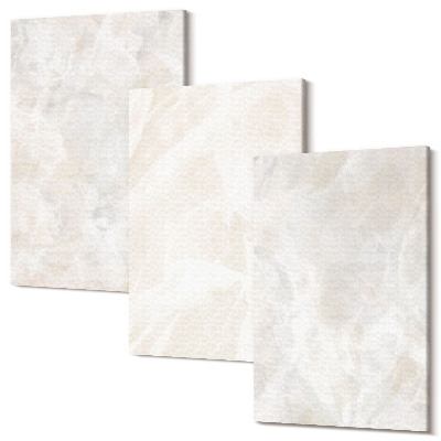 Kép szett triptichon Kő pasztell szerkezetek fehér márványból