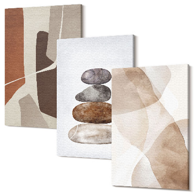 Háromrészes vászonkép szett Absztrakt festmény modern dekoráció