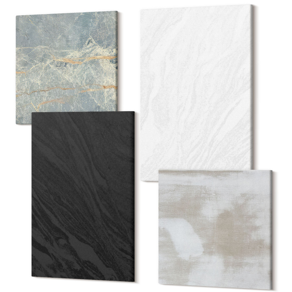 Négy részes vászonkép szett Elegáns kőszerkezetek különböző színei