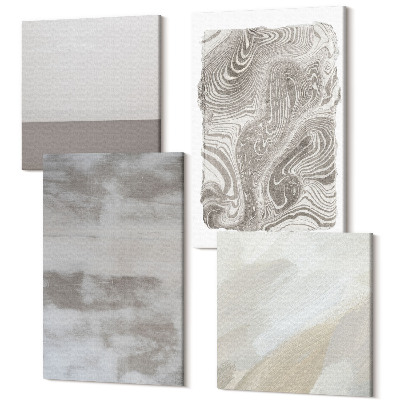 Négy részes vászonkép Ipari szerkezetek absztrakt tervezés