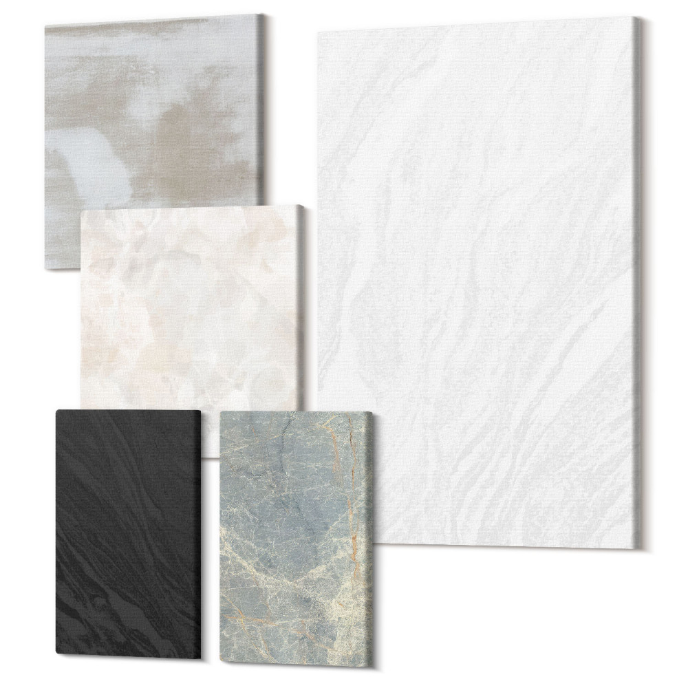 Öt részes vászonkép szett Elegáns kőszerkezetek különböző színei