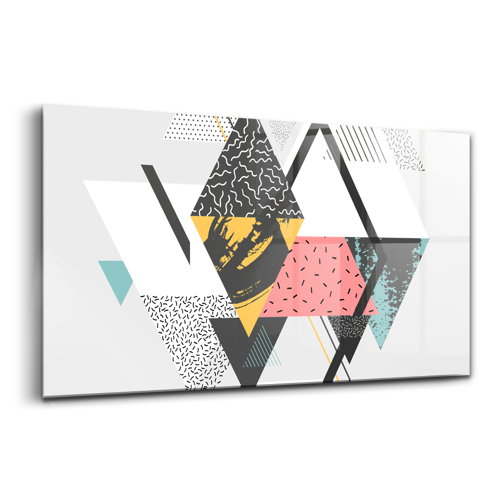 Üvegkép Geometrikus minta