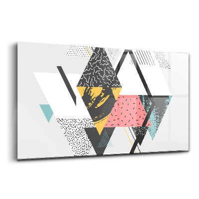 Üvegkép Geometrikus minta