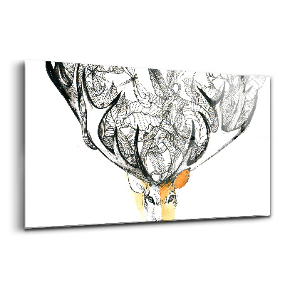 Egyedi üvegkép Természet gondolkodó állat