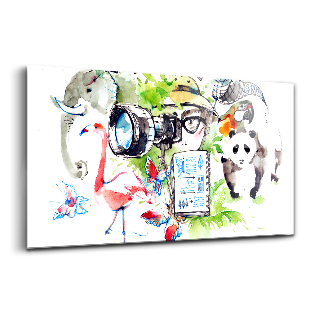 Üvegkép falra Egy zoológus nézőpontjából