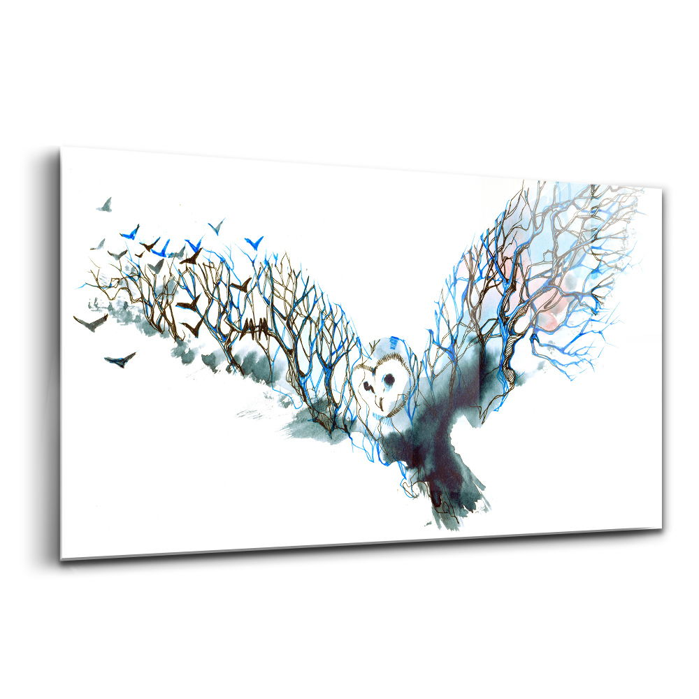Üvegkép falra A szabadság és a madarak természete