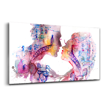 Egyedi üvegkép Két test egy lélek