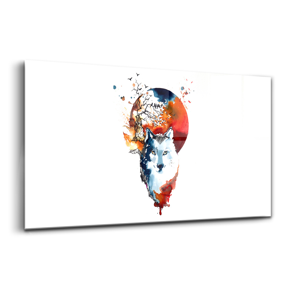 Üvegkép Vérfarkas telihold és luna