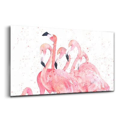 Üvegkép Cluster flamingók