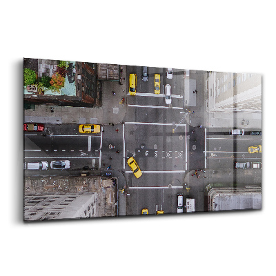 Egyedi üvegkép Manhattan szíve 5. sugárút NYC