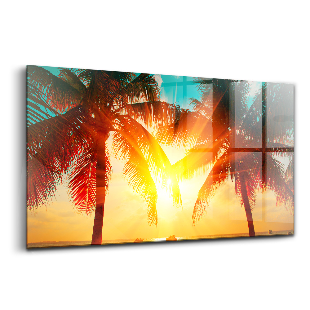 Egyedi üvegkép Nyaralás pihenés nyár