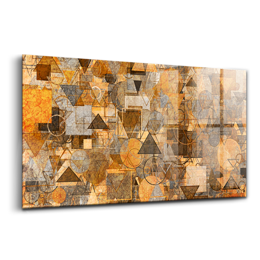 Üvegkép Geometrikus formák