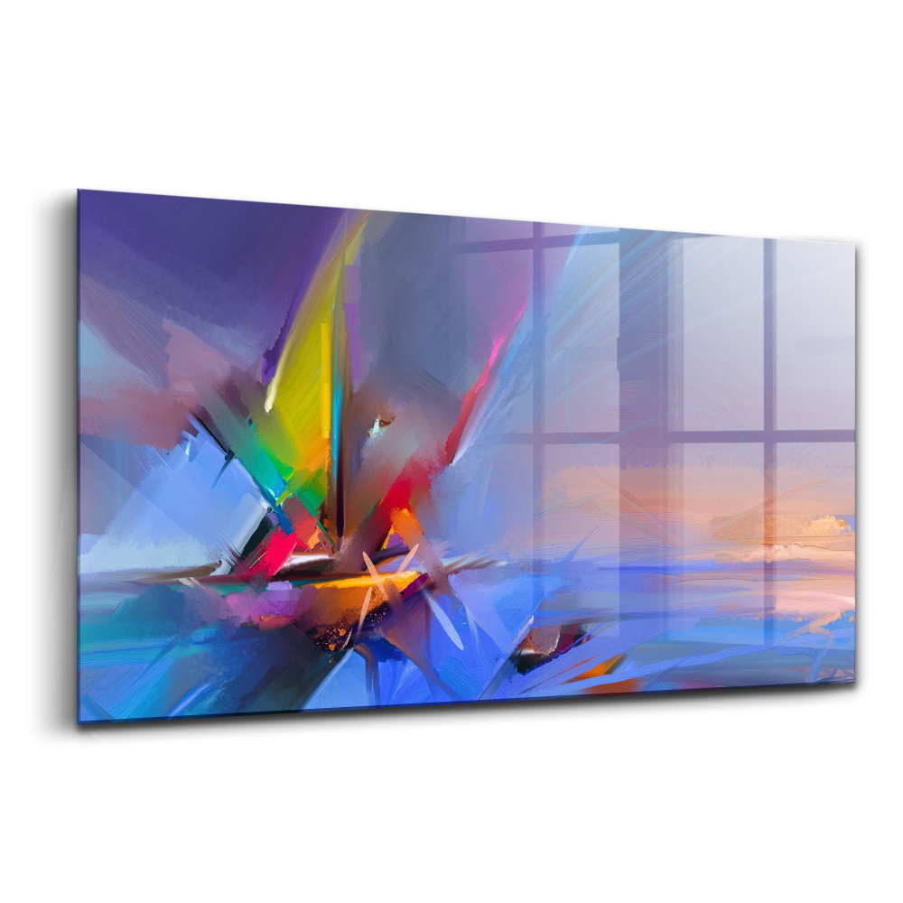 Egyedi üvegkép Tengeri táj