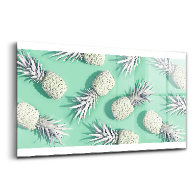 Üvegkép Festett ananászok