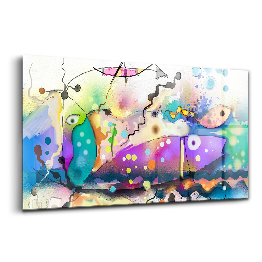 Egyedi üvegkép Halak képe a tengerben