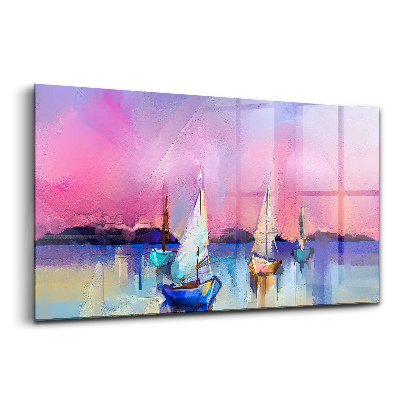 Egyedi üvegkép Tengeri táj