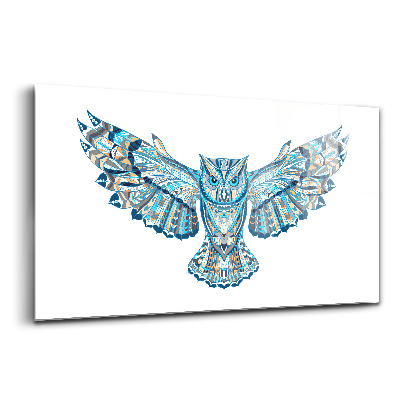 Egyedi üvegkép Bagoly repül