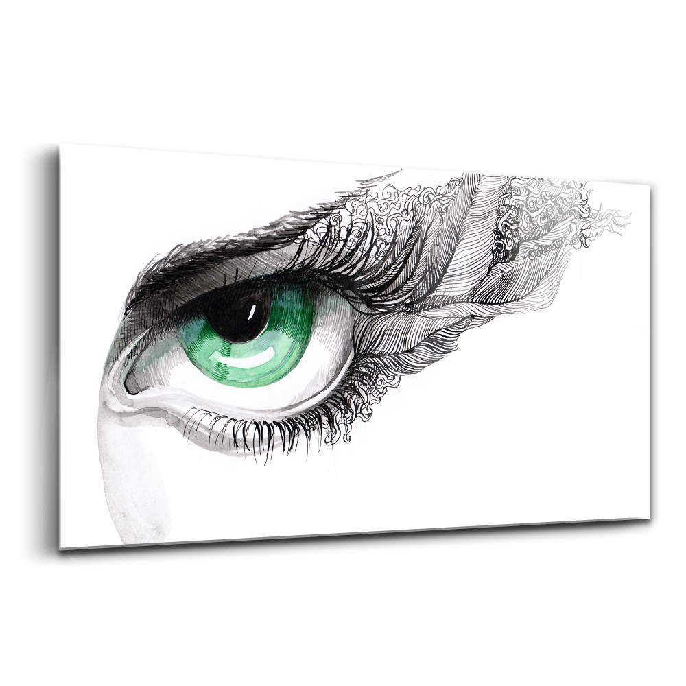 Üvegkép Absztrakt emberi szem