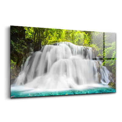 Üvegkép falra Huai Mae Khamin vízesés