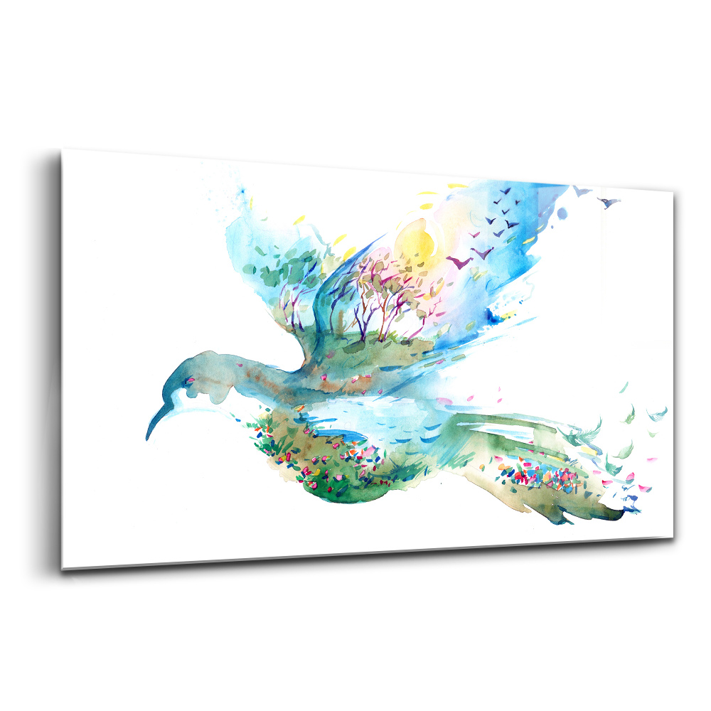 Üvegkép falra Absztrakt megy tavasz