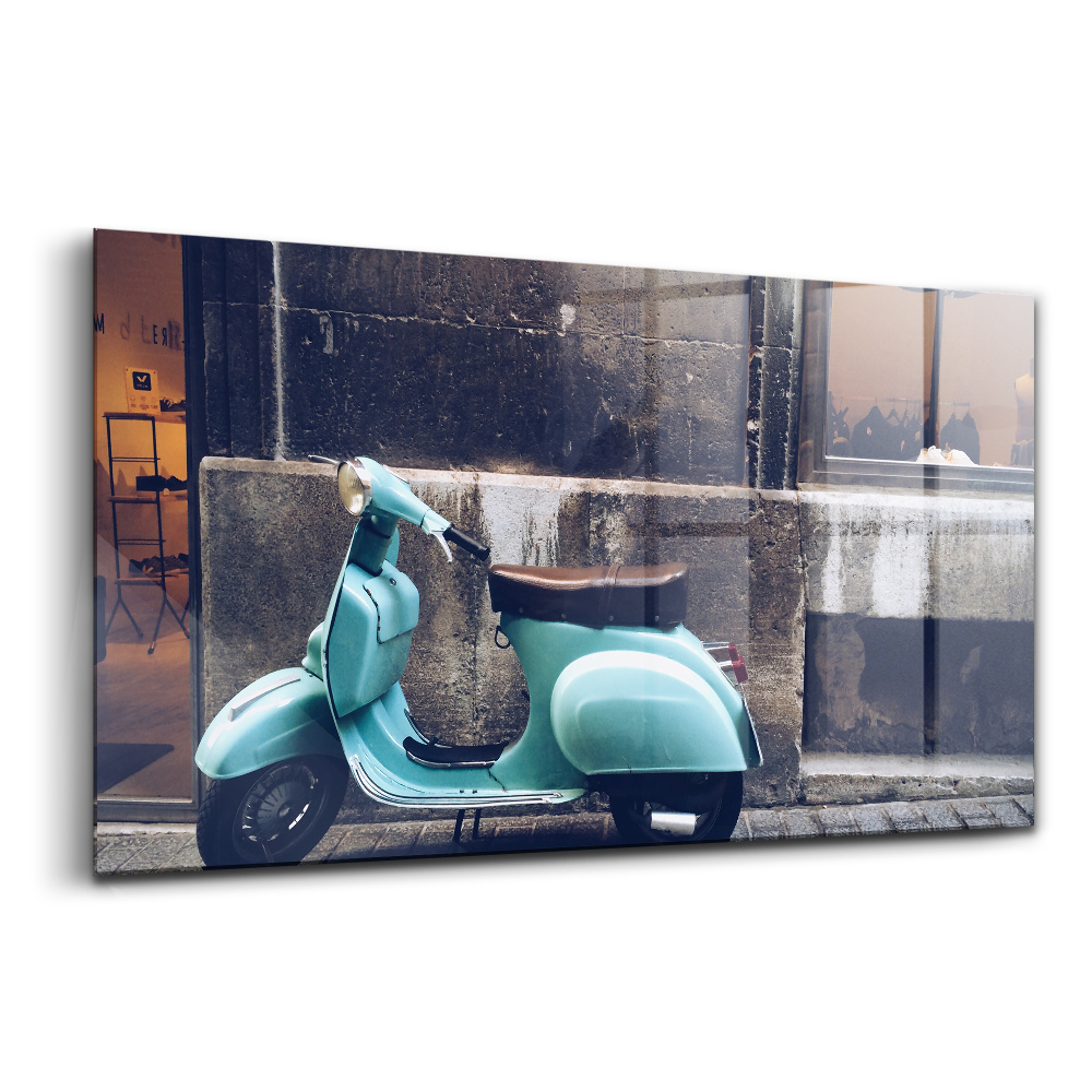 Egyedi üvegkép Robogó Palma de Mallorcán