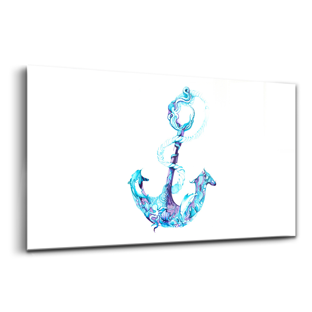 Egyedi üvegkép Tengeri horgony