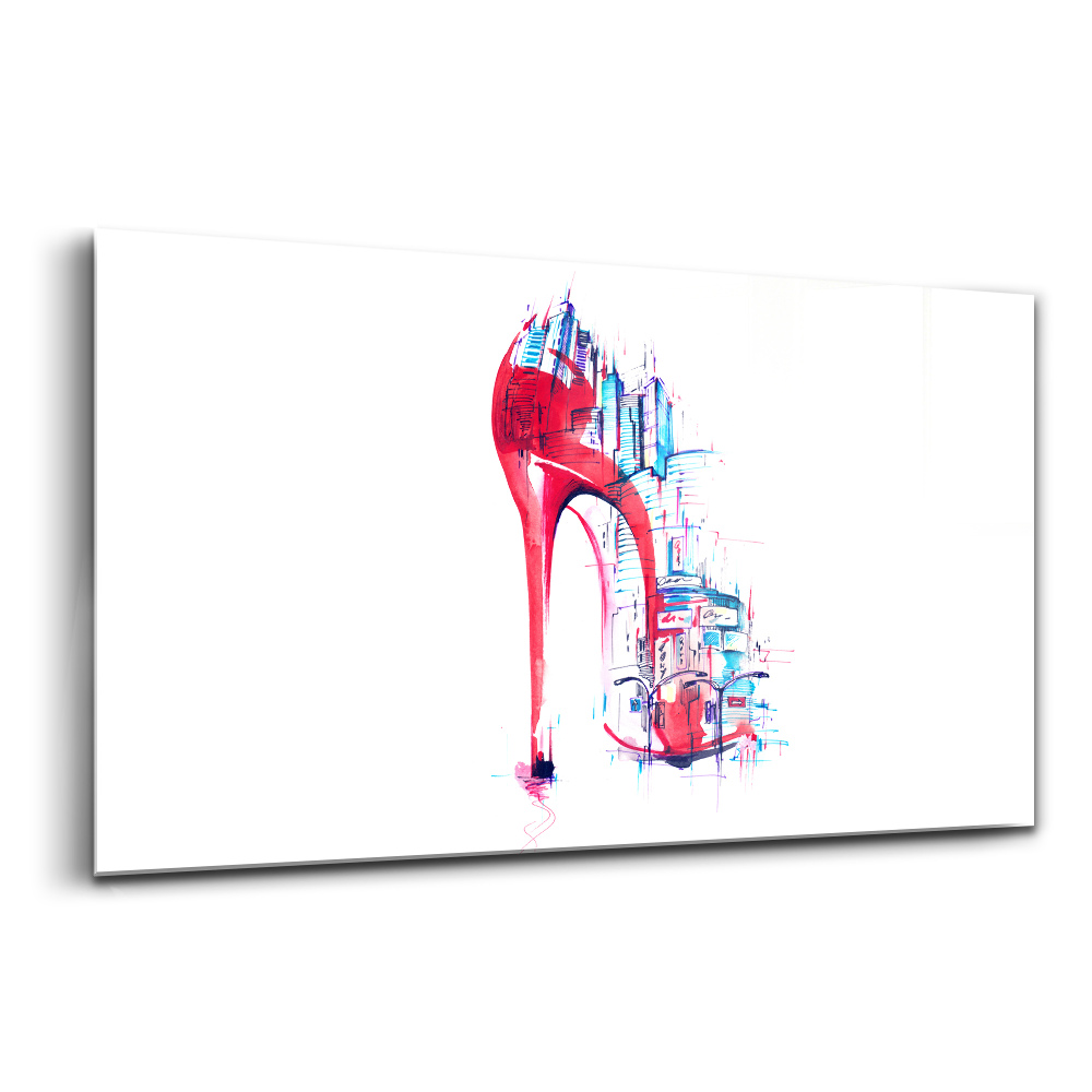 Üvegkép Piros sarok