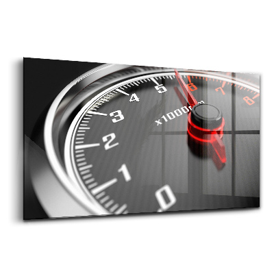 Egyedi üvegkép Autó revolver