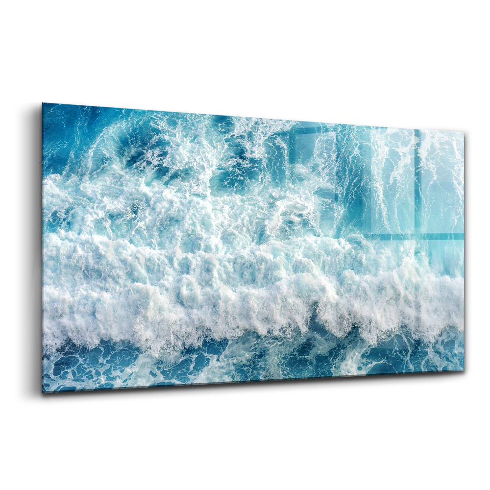 Egyedi üvegkép Hullámok tenger
