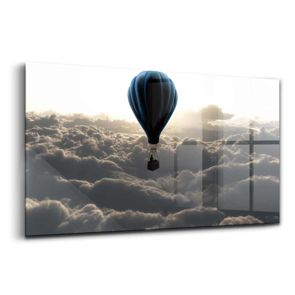 Egyedi üvegkép Ballon az égen