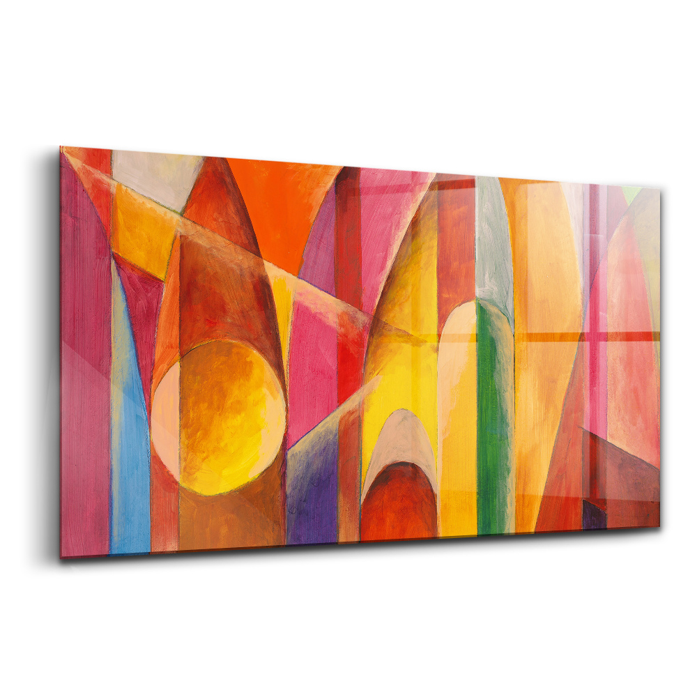 Egyedi üvegkép Művészeti dekoráció absztrakt