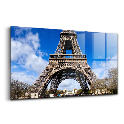 Üvegkép Eiffel-torony Párizsban