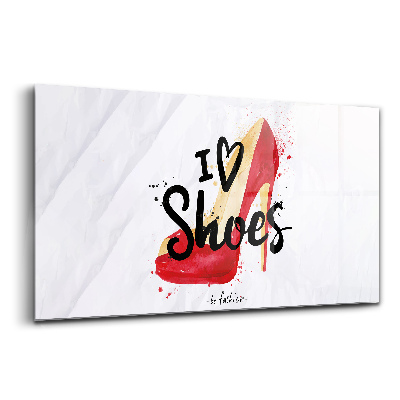 Üvegkép Vörös tű