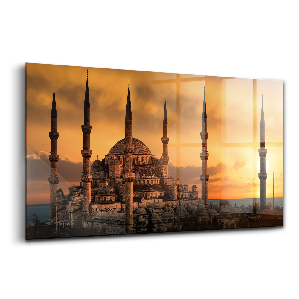 Üvegkép Isztambuli mecset