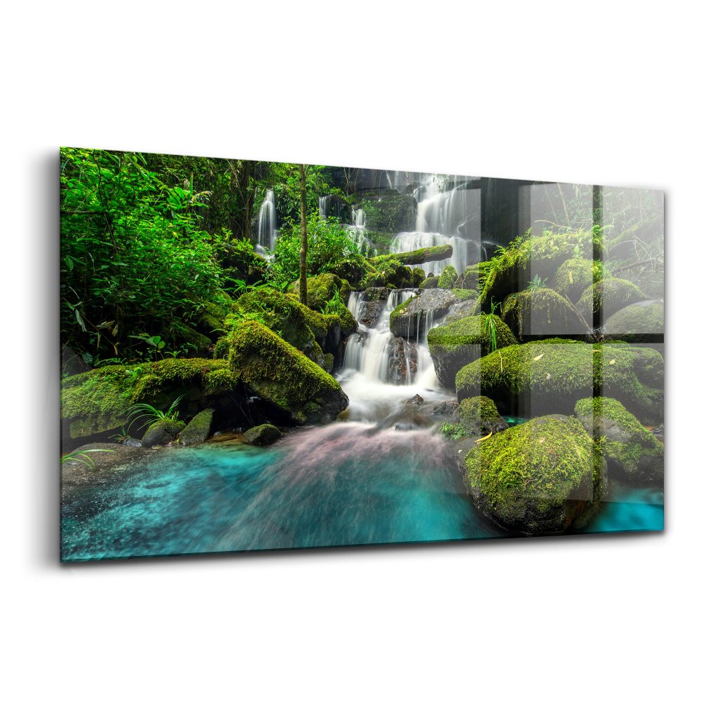 Üvegkép falra Vízesés hegy phu tub berk