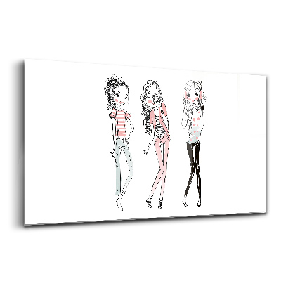 Egyedi üvegkép Női divat