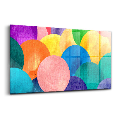 Üvegkép falra Absztrakt körök