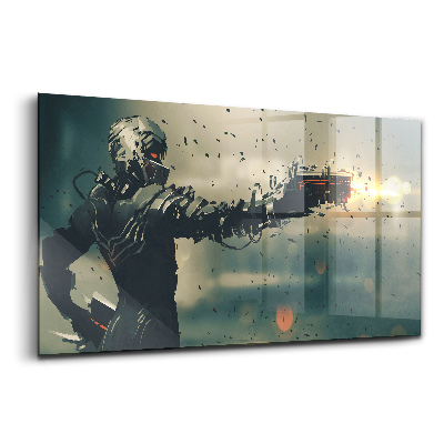 Üvegkép falra Halálos fegyver scifi játék