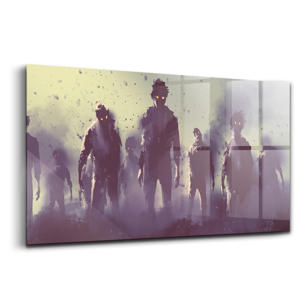 Üvegkép Zombi halloween éjszakáján