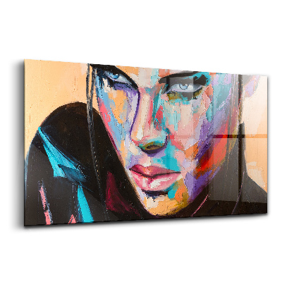 Üvegkép Egy nő portréja