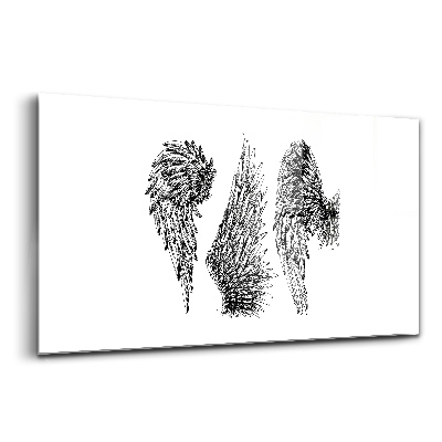 Egyedi üvegkép Egy angyal szárnyai