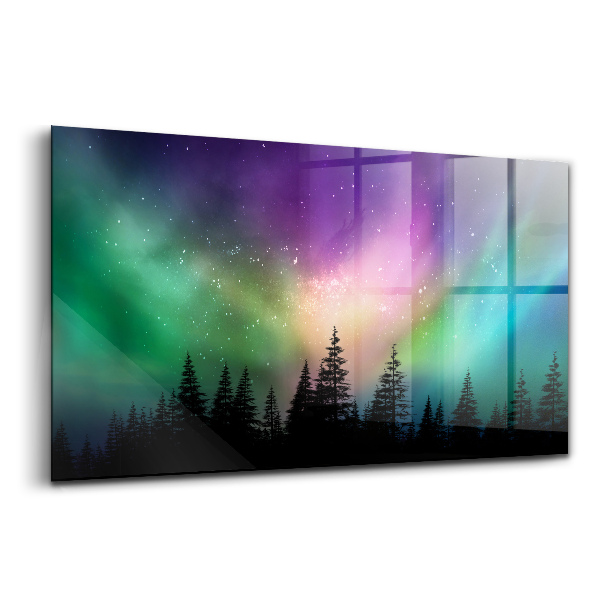 Egyedi üvegkép Aurora borealis