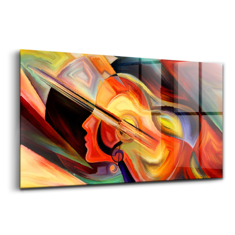 Üvegkép falra Képzőművészeti női fej