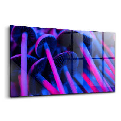 Egyedi üvegkép Varázsgomba színesben