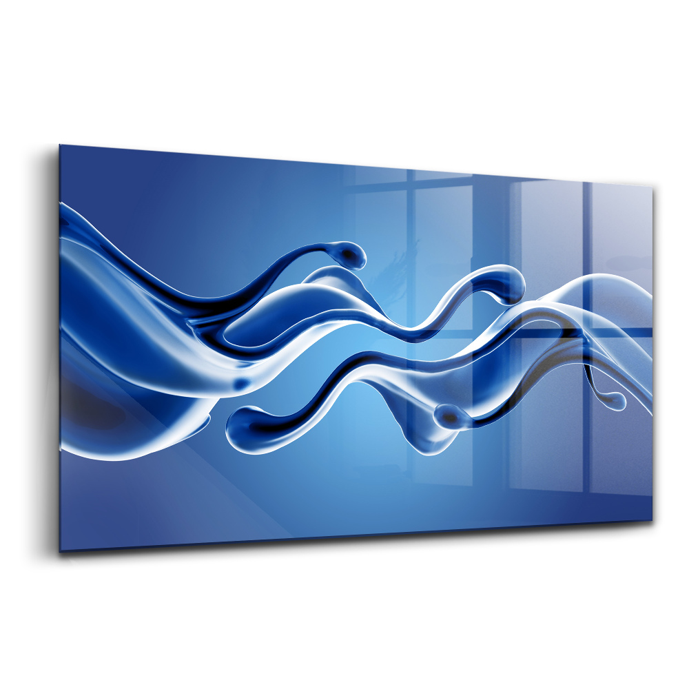 Egyedi üvegkép Folyékony absztrakt