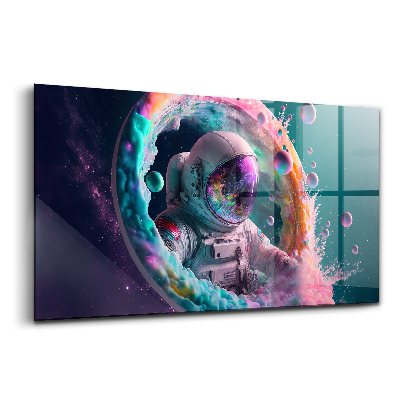 Egyedi üvegkép Kozmoszínű felhők