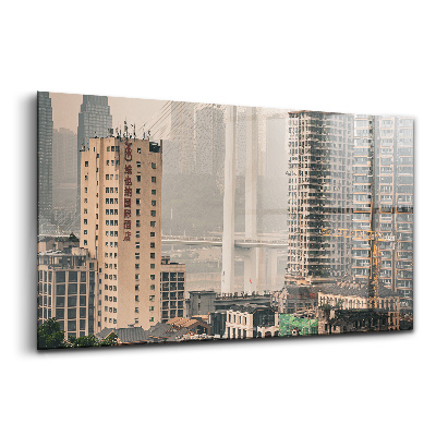 Üvegkép falra Régi város Csungkingban