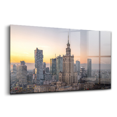 Üvegkép Varsói Kulturális és Tudományos Palota
