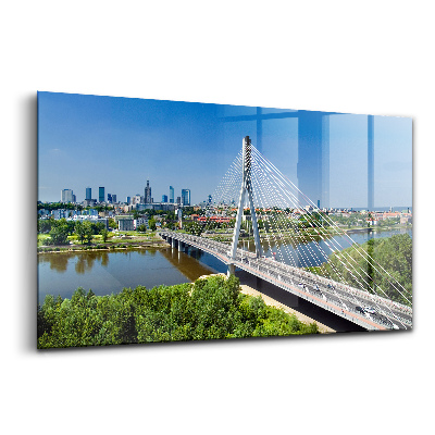 Üvegkép Visztula-híd Varsóban