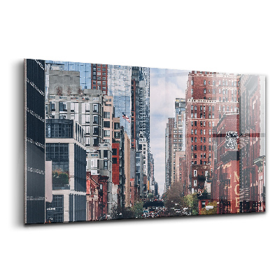 Üvegkép falra New York utcái